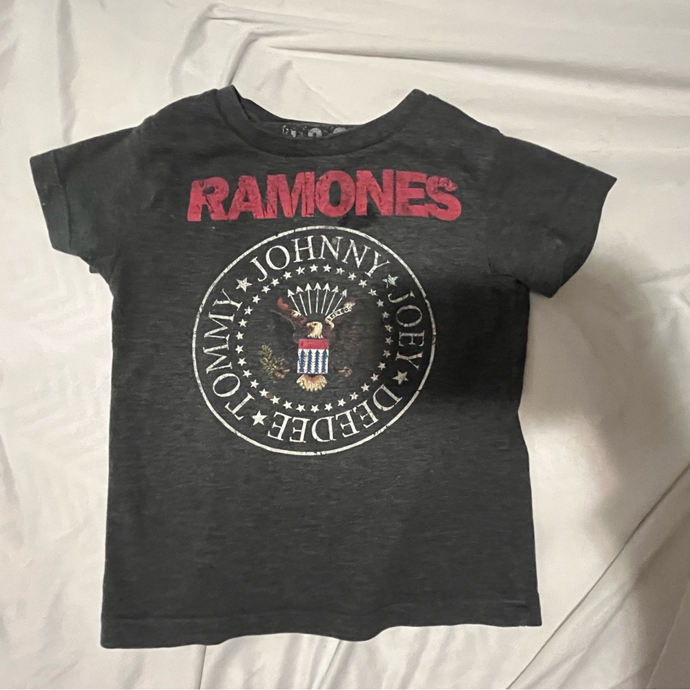 Ramones Kids Graphic T-Shirt - Gray